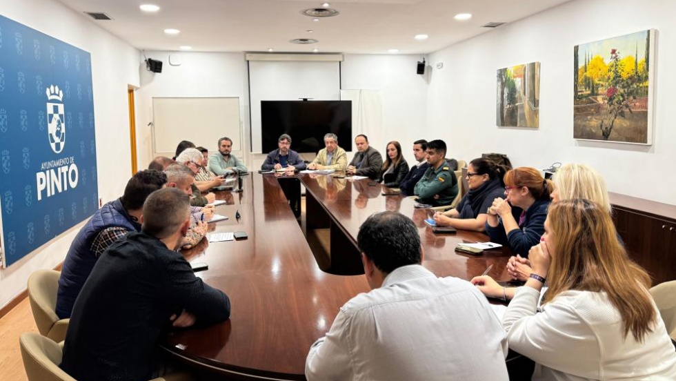 Reunión de esta mañana del gabinete de crisis.